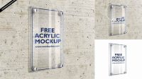 6845+ Acrylic Mockup Psd Free Smart PNG Image