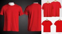 685+ Mockup Kaos Merah Polos Download Free