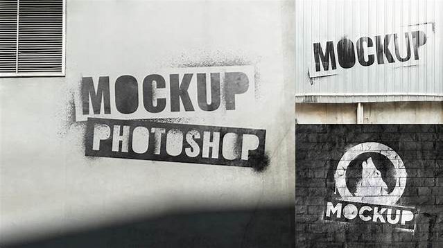 685+ Stencil Mockup PSD Download