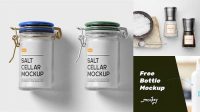 6850+ Salt Bottle Mockup Free Graphic Design Resource