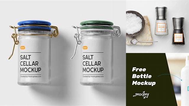 6850+ Salt Bottle Mockup Free Graphic Design Resource