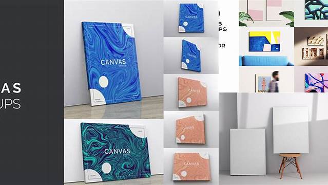 6861+ Canvas Mockup Generator Professional Quality PSD Freebie