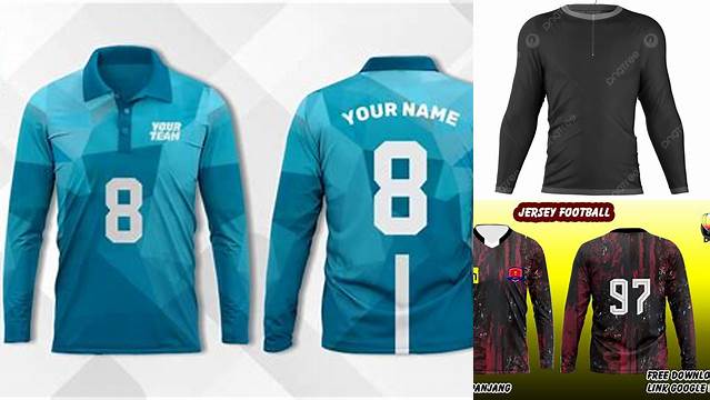 6863+ Download Mockup Jersey Lengan Panjang Psd Gratis Smart PNG Image