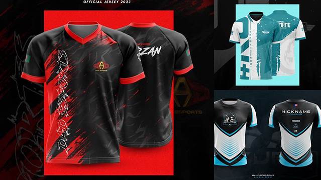 6870+ Esports Shirt Mockup For Free Download