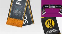 6872+ Football Scarf Mockup PSD Download