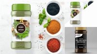 6872+ Spice Jar Mockup Free PSD File Download