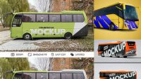 6877+ Bus Mockup Free Best for Showcase