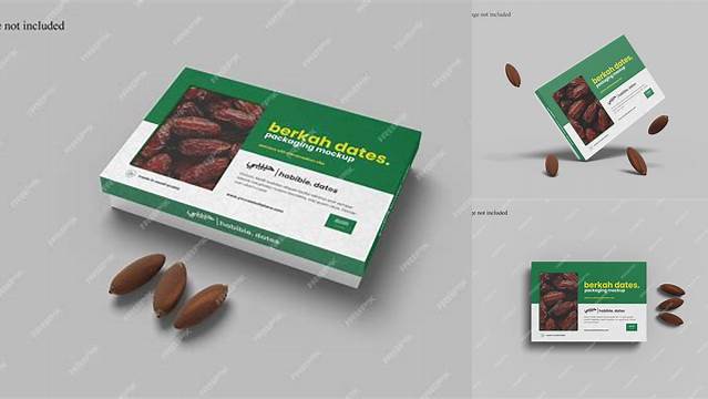 6877+ Dates Packaging Mockup Easy Editable