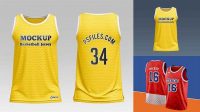 6881+ Basketball Jersey Mockup High-Quality PSD Files