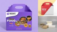 6882+ Mockup Paper Lunch Box Versatile and Modern PSD Mockup