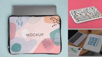 6883+ Laptop Sleeve Mockup Free PSD File for Designers