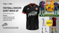 6883+ Mockup Camisetas De Futbol Smart PNG Image