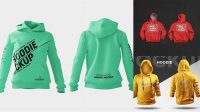 6886+ Hoodie Mockup Front And Back Free PSD