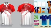 6886+ Template Jersey Polos Cdr Digital Download