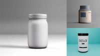 6890+ Plastic Jar Mockup Free For Free Download