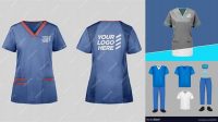 6893+ Scrub Suit Mockup Download Free