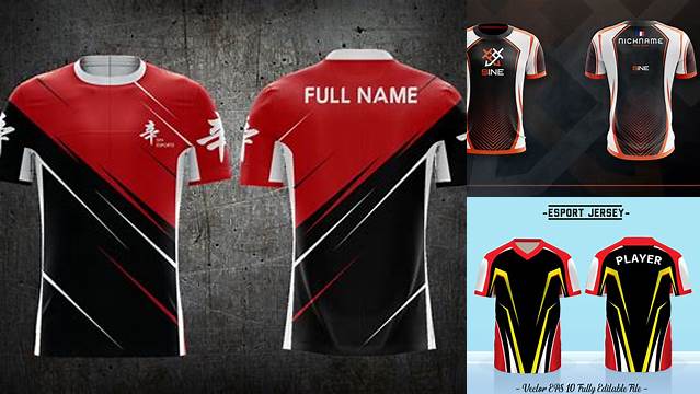 6895+ Template Jersey Esport Psd Free Elegant Free Template