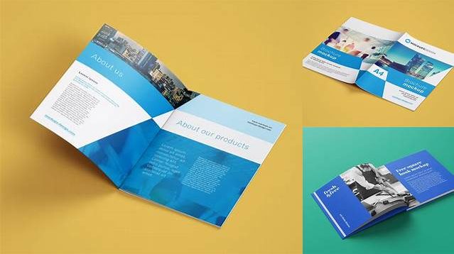 6897+ A4 Company Profile Mockup PSD for Creative Projects