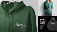 6914+ Embroidered Hoodie Mockup Exclusive Free PSD Mockups