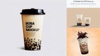 6918+ Mockup Cup Boba Best for Showcase