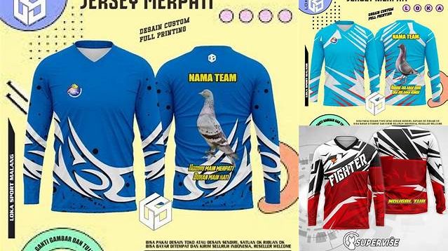 693+ Jersey Merpati Simple Fully Layered PSD Freebie