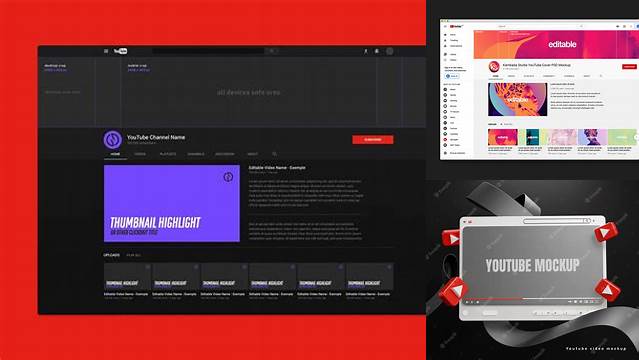 6940+ Mockup Youtube Free Custom Graphic Mockup File