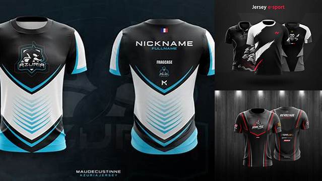 6943+ Free Mockup Jersey Esport Unique High-Resolution PSD