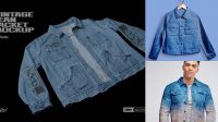 695+ Jeans Jacket Mockup Modern PSD Templates