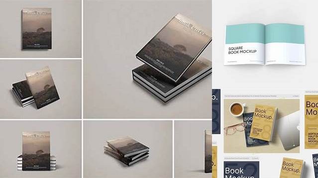 6956+ Free 3d Book Mockup Generator High-Quality Editable PSD