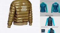 6961+ Down Jacket Mockup Easy Editable