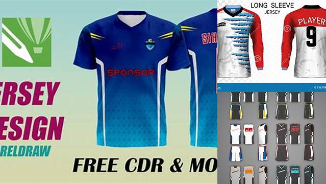 6962+ Template Jersey Cdr Best for Showcase