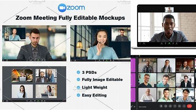 6964+ Zoom Meeting Mockup Creative PSD Templates