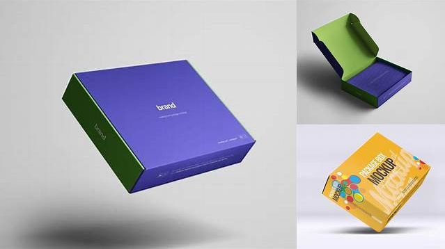 6966+ Advanced Package Box Mockup Smart PNG Image