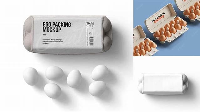 6968+ Egg Carton Mockup PSD Free Download