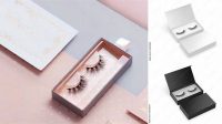 6968+ Eyelashes Box Mockup Best for Showcase