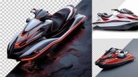 6969+ Toyota Jet Ski Exclusive Free PSD Mockups