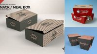 6970+ Food Box Packaging Mockup PSD Free Download