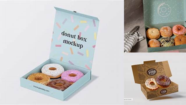 6978+ Donut Box Mockup PSD Free Download