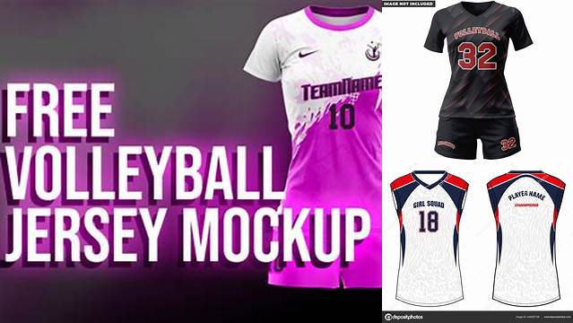 6981+ Volleyball Uniform Mockup Best for Showcase