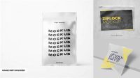 6987+ Frosted Ziplock Mockup Free Graphic Design Resource