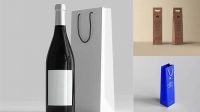 6991+ Wine Bag Mockup Free Versatile PSD Mockup File