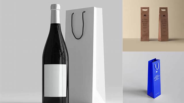 6991+ Wine Bag Mockup Free Versatile PSD Mockup File