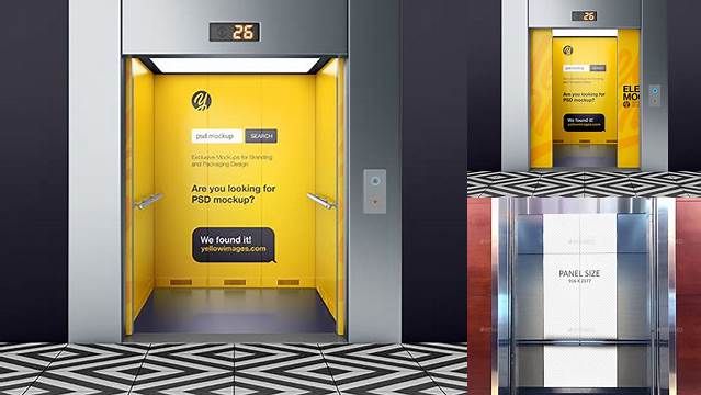 6993+ Elevator Mockup Psd Free Download PSD Free Download