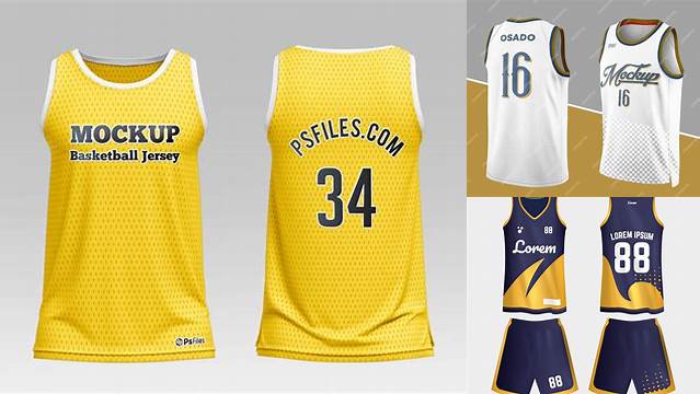 6995+ Mockup Jersey Basket Cdr Creative PSD Resources