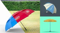 7013+ Outdoor Umbrella Mockup Free PSD Free Download