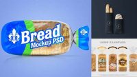 7017+ Bread Packaging Mockup Psd Free Download Editable Photoshop File