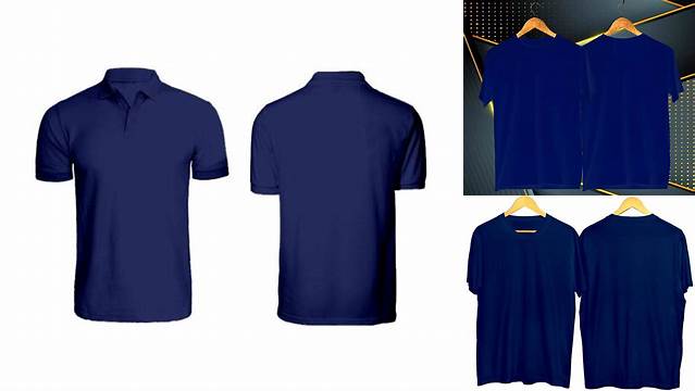 7017+ Mockup Kaos Polos Biru Dongker Include TIFF