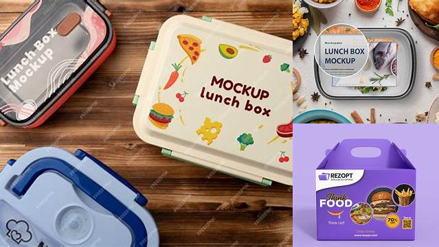 7027+ Mockup Lunch Box Smart Editable Design Mockup