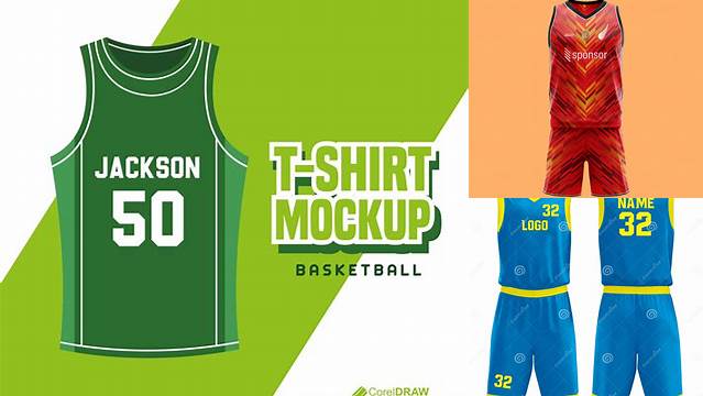 7029+ Basketball Shirt Mockup Include TIFF