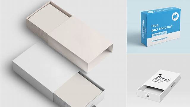 7029+ Box Sleeve Mockup Free PSD